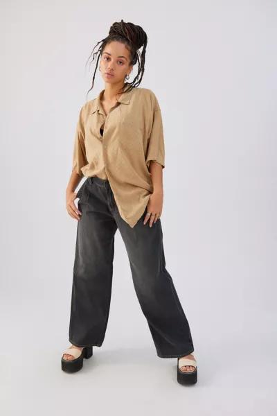 商品BDG|BDG Low-Rise Trouser Jean - Washed Black Denim,价格¥149,第1张图片