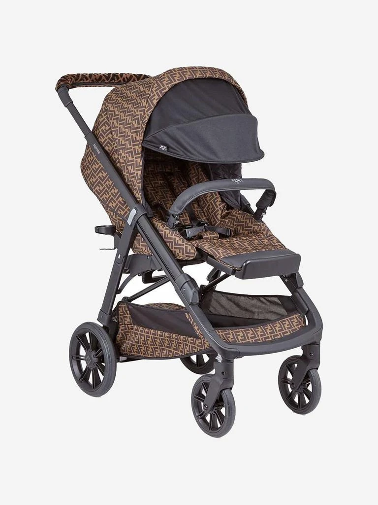 商品Fendi|Fendi Baby FF Logo Stroller in Brown,价格¥25743,第1张图片