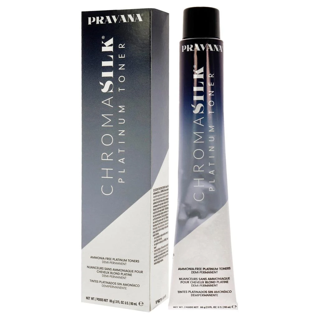 商品Pravana|ChromaSilk Platinum Toner - Platinum Sand by Pravana for Unisex - 3 oz Hair Color,价格¥139,第1张图片