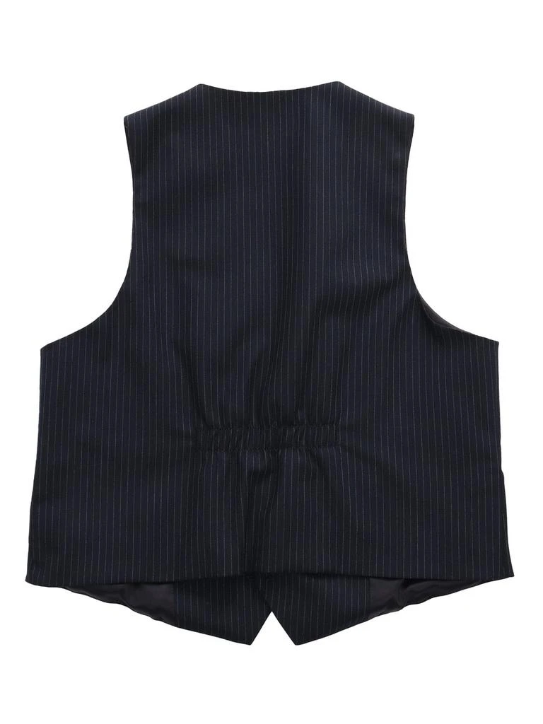 商品Emporio Armani|Emporio Armani Kids Pinstriped Single-Breasted Waistcoat,价格¥686,第2张图片详细描述