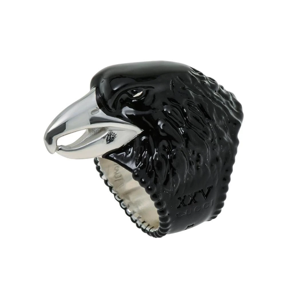 商品Gucci|Gucci Anger Forest Sterling Silver Eagle Head Statement Ring,价格¥7671,第1张图片