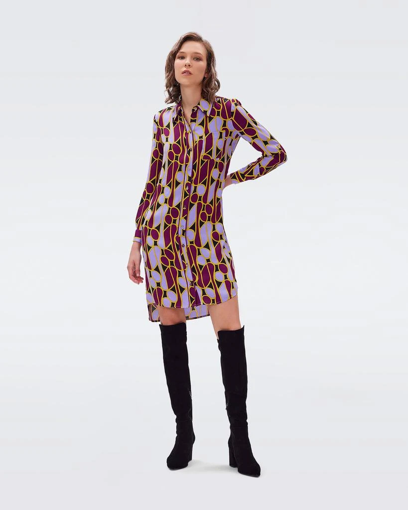 商品Diane von Furstenberg|Prita Shirt Dress,价格¥2032,第1张图片