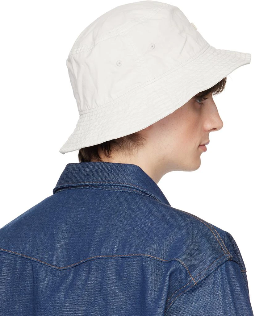 商品Acne Studios|Gray Embroidered Bucket Hat,价格¥500,第3张图片详细描述