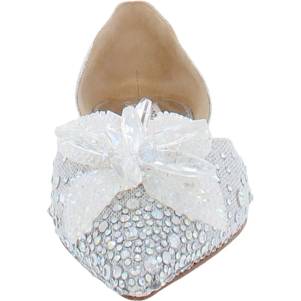 商品Badgley Mischka|Badgley Mischka Womens Haddie Pointed Toe Slip On D'Orsay,价格¥497,第3张图片详细描述