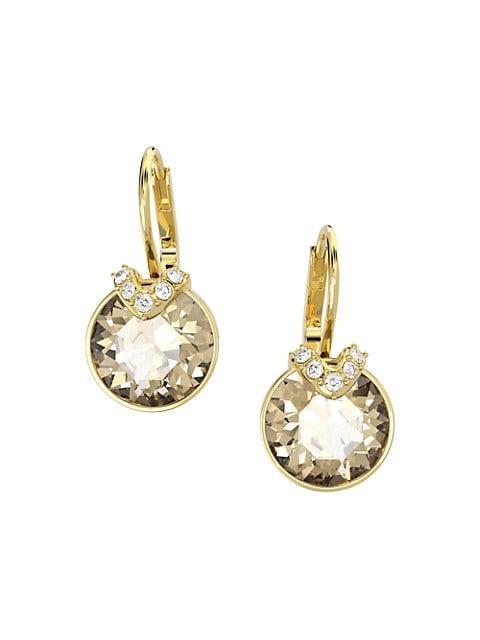 商品Swarovski|Bella Gold-Plated & Crystal Drop Earrings,价格¥680,第1张图片