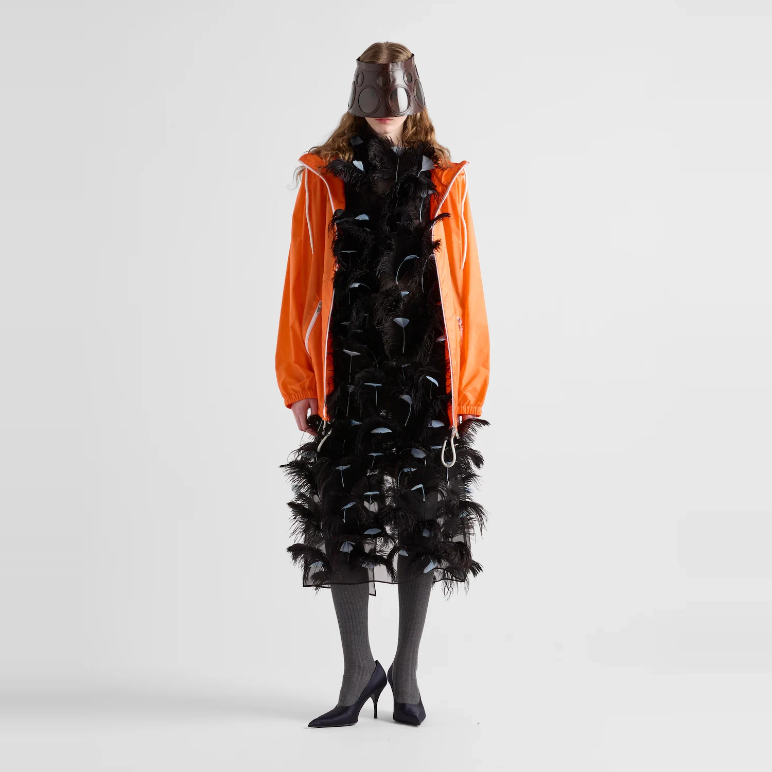 【预售】 普拉达 25春夏 女士 夹克 Veste de pluie en Re-Nylon léger 292276_1WQ9_F0049_S_OOO 商品