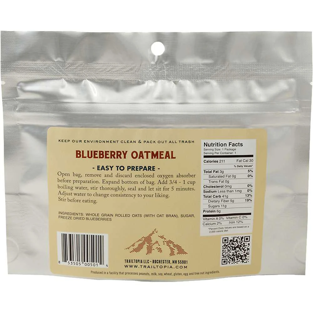 商品Trailtopia|Trailtopia Blueberry Oatmeal,价格¥29,第2张图片详细描述