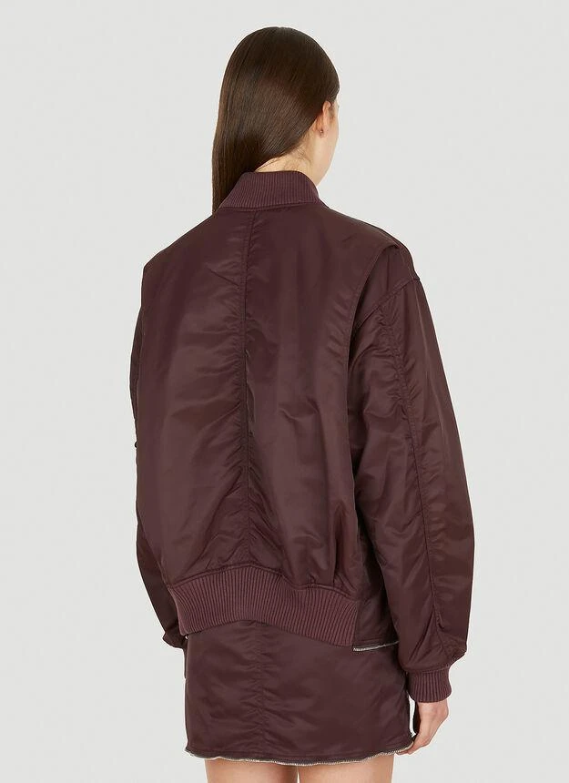 商品Helmut Lang|Bomber Jacket in Burgundy,价格¥3277,第4张图片详细描述