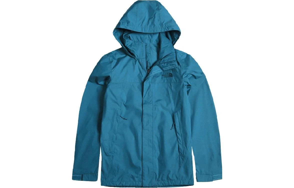 商品[国内直发] The North Face|北面  SANGRO Logo刺绣连帽拉链 山系  防水透气保暖冲锋衣 男款 孔雀蓝,价格¥1199,第1张图片