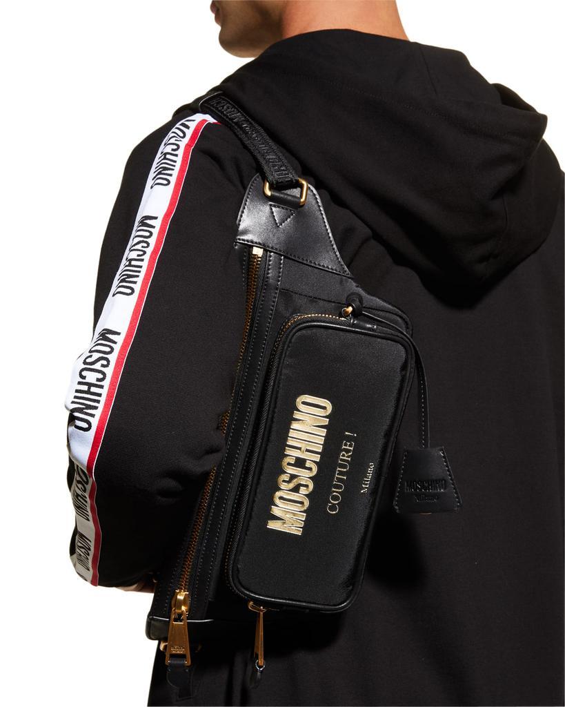 商品Moschino|Men's Logo Belt Bag,价格¥4116,第4张图片详细描述