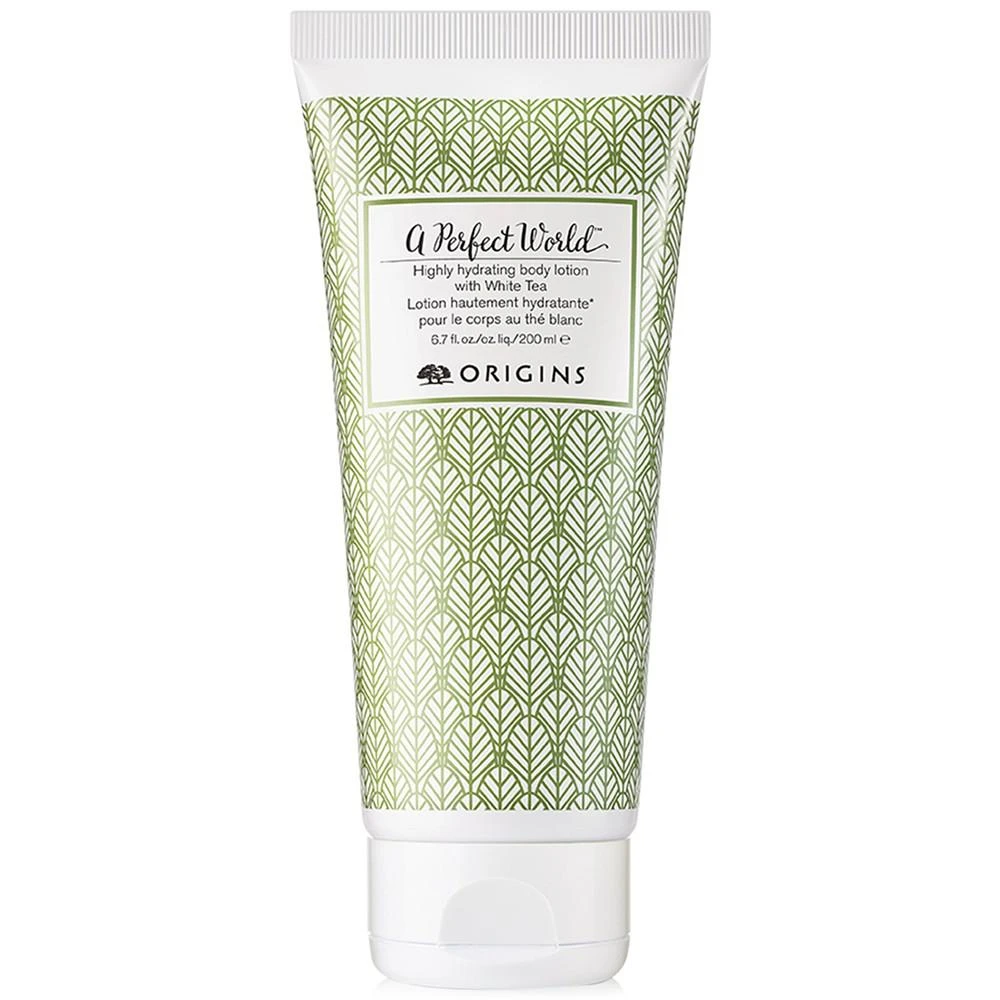 商品Origins|白毫银针白茶高能补水身体乳 200ml,价格¥245,第1张图片