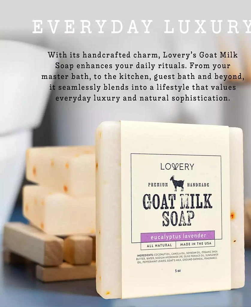 商品Lovery|3-Pc. Goat Milk Soap Bars Set,价格¥141,第4张图片详细描述