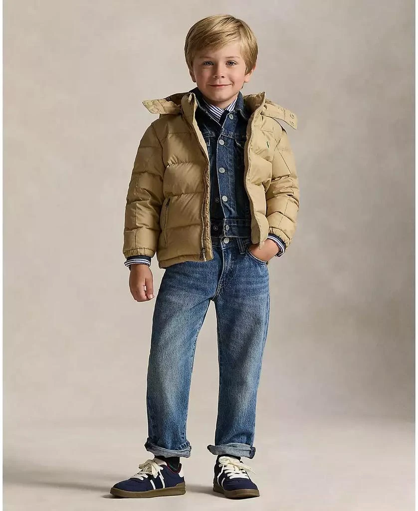商品Ralph Lauren|Toddler and Little Boys 2-7 Ripstop Down Hooded Jacket,价格¥955,第2张图片详细描述