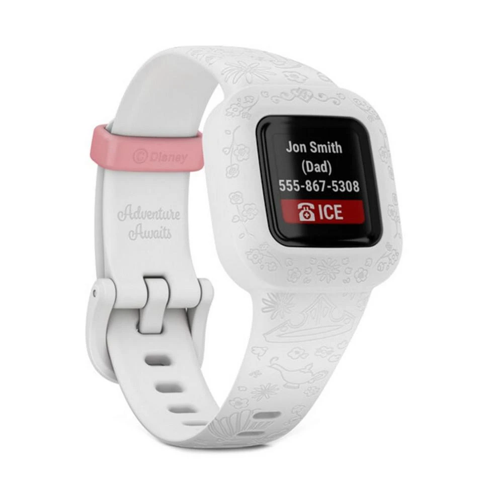 商品Garmin|Unisex Vívofit Jr. 3 Disney Princess White Silicone Strap Smart Watch 130-175mm,价格¥673,第1张图片