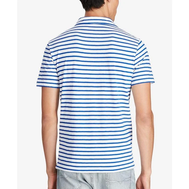 商品Ralph Lauren|Men's Striped Jersey Polo,价格¥225,第3张图片详细描述