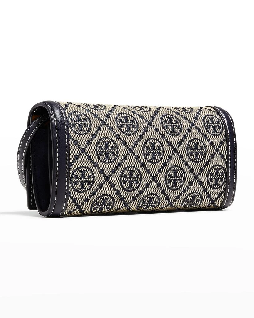 商品Tory Burch|T Monogram Jacquard Wallet Crossbody Bag,价格¥1906,第3张图片详细描述