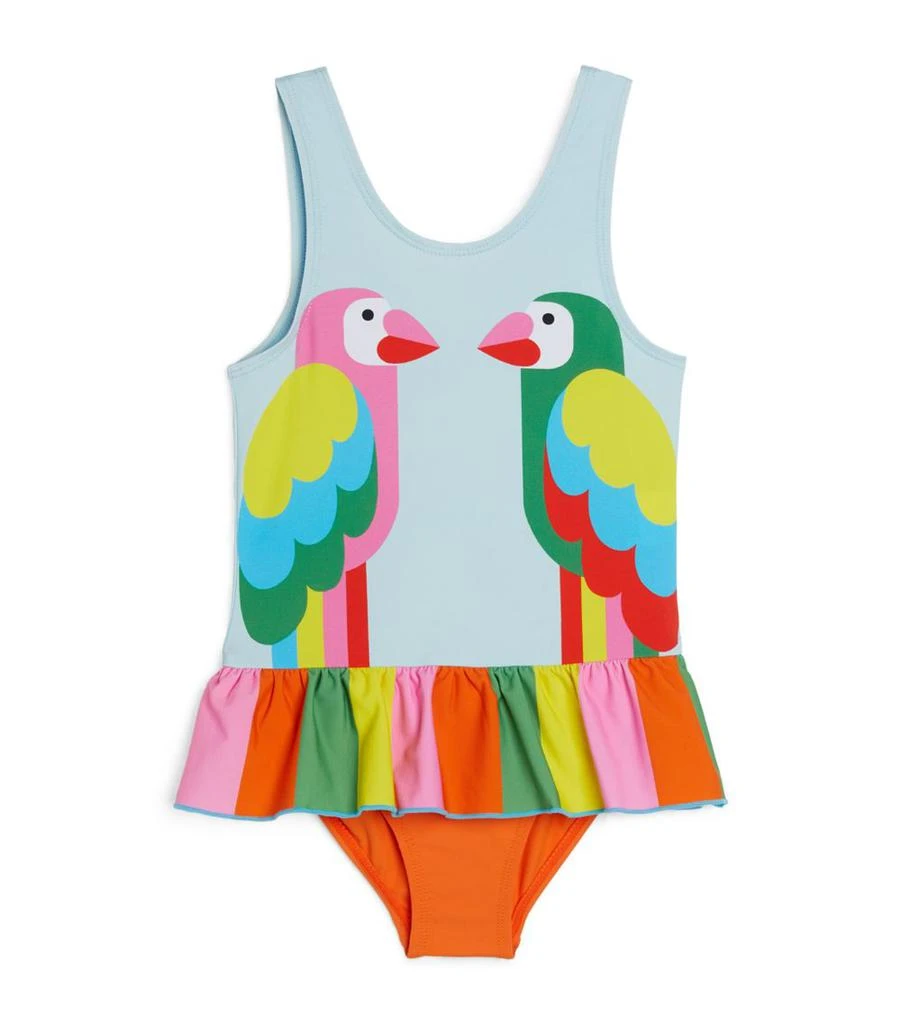 商品Stella McCartney|Parrot Print Swimsuit (3-14+ Years),价格¥476,第1张图片