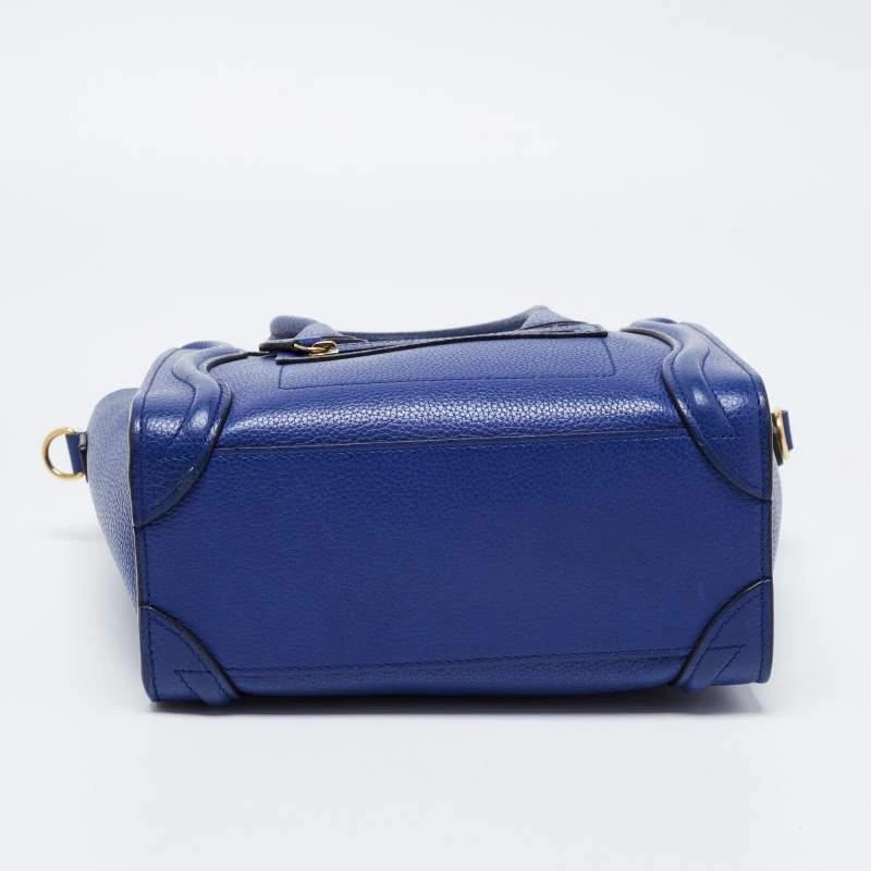 Celine Blue Leather Nano Luggage Tote 商品