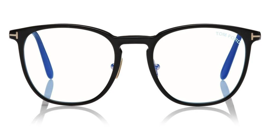 商品Tom Ford|Blue Light Block Round Men's Eyeglasses FT5700-B 001 54,价格¥1403,第1张图片