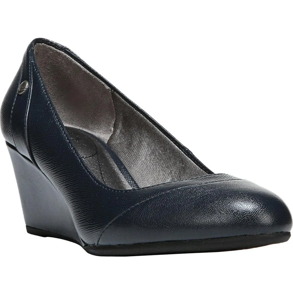 商品LifeStride|Dreams Round Toe Wedge Pumps,价格¥265,第2张图片详细描述