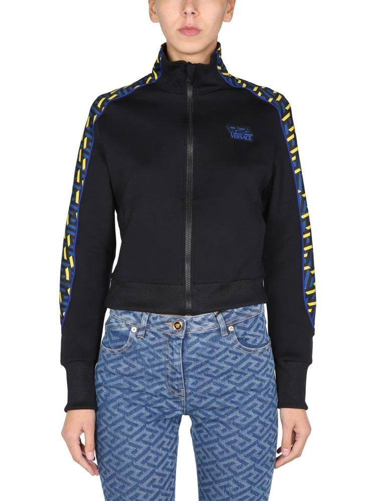 商品Versace|Versace La Greca Printed Track Jacket,价格¥2725,第1张图片