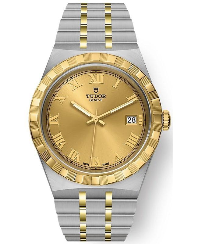 商品Tudor|Tudor Royal Champagne Dial Stainless Steel Unisex Watch M28503-0003,价格¥23091,第1张图片