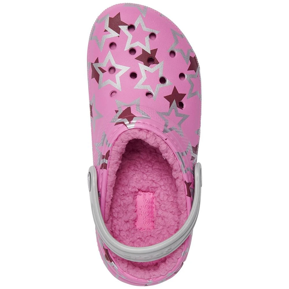 商品Crocs|Little Girls Disco Dance Party Classic Lined Clogs from Finish Line,价格¥414,第5张图片详细描述