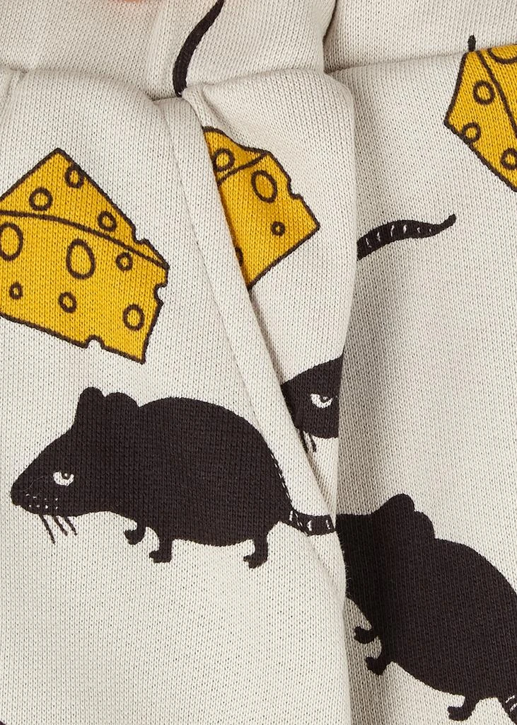 商品Mini Rodini|KIDS Grey printed cotton sweatpants,价格¥209,第2张图片详细描述