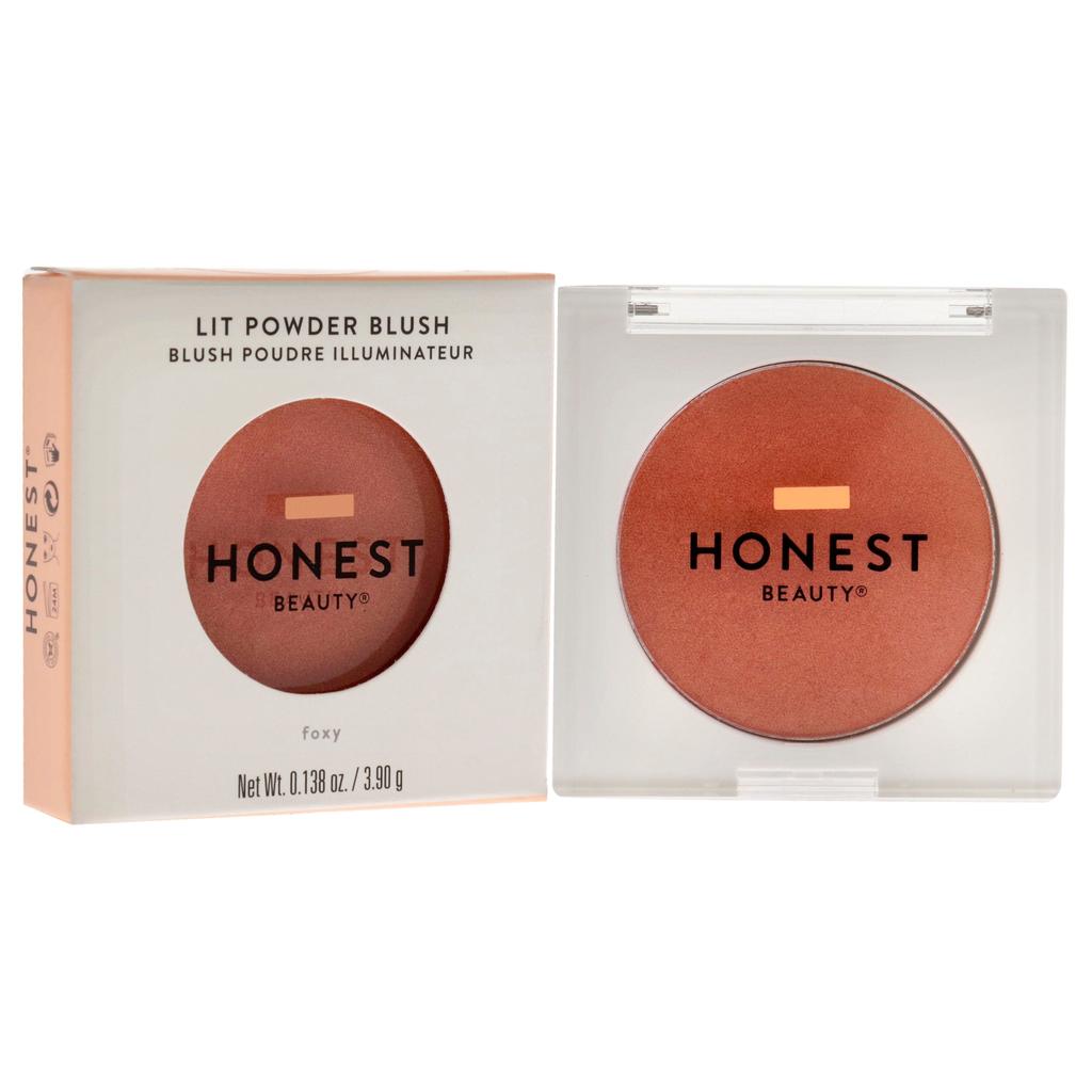 Honest Lit Powder Blush - Foxy For Women 0.138 oz Blush商品第3张图片规格展示