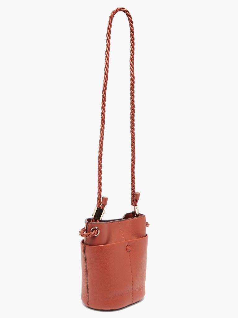 商品Chloé|Key braided-handle leather bucket bag,价格¥10666,第6张图片详细描述