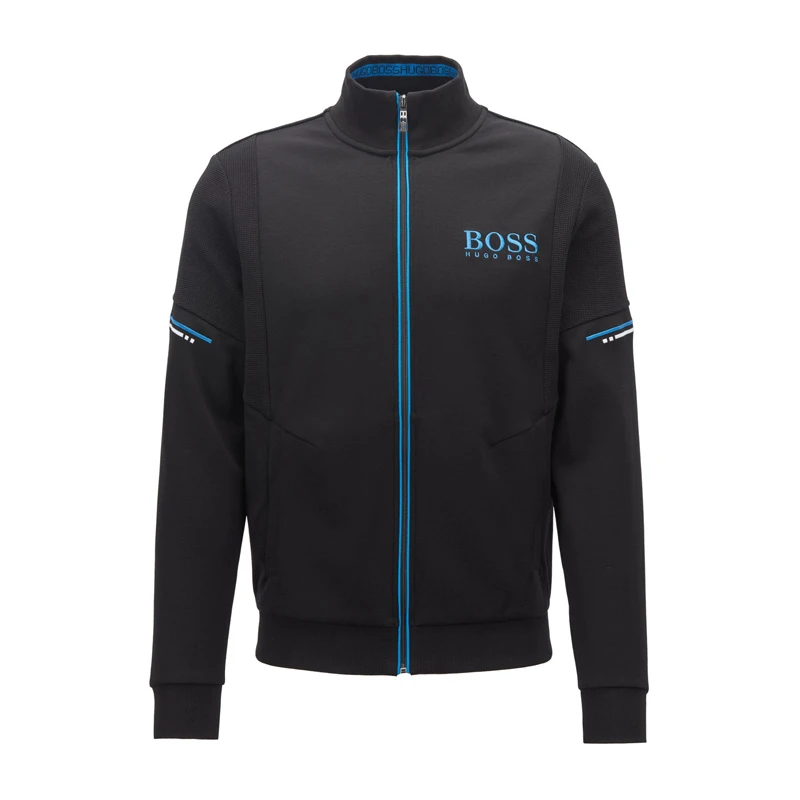 商品Hugo Boss|HUGO BOSS 黑色男士夹克 SKAZ-50387136-001,价格¥1052,第1张图片