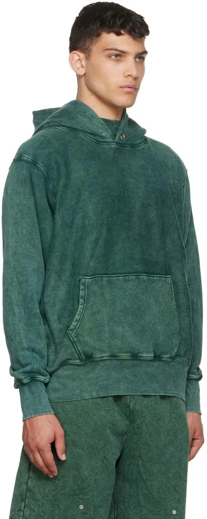 商品Les Tien|Green Cotton Hoodie,价格¥762,第2张图片详细描述