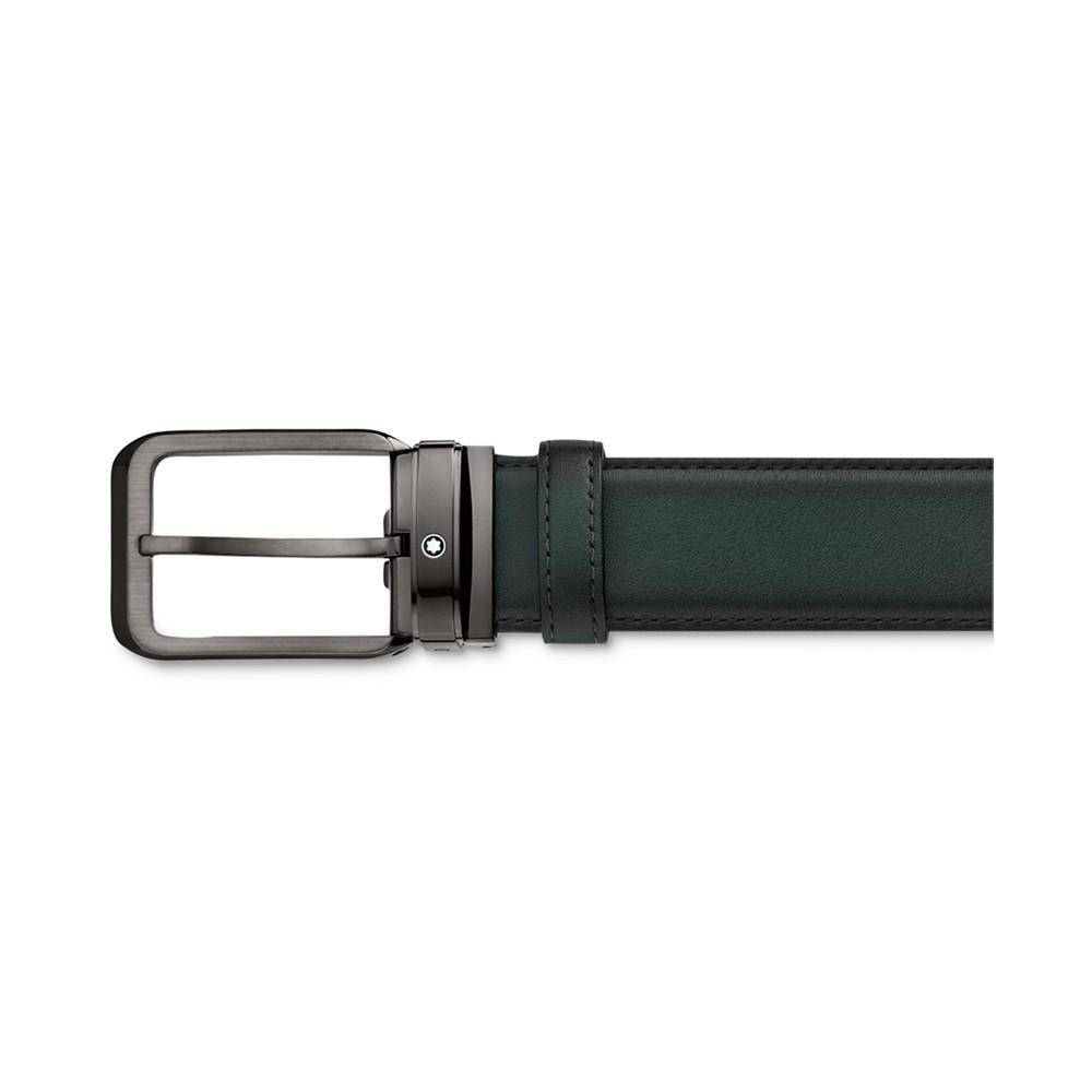 商品MontBlanc|Green Leather Belt,价格¥3179,第1张图片