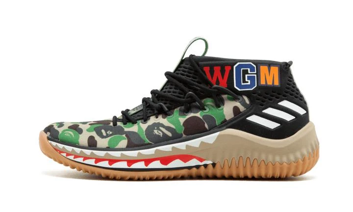 商品Adidas|Adidas DAME4 BAPE,价格¥2660-¥3435,第1张图片