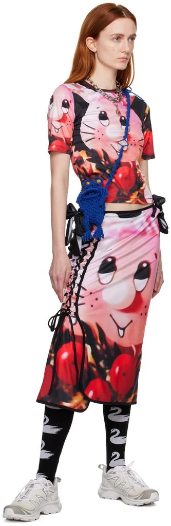 商品CHOPOVA LOWENA|SSENSE Exclusive Multicolor Happy Bunny Midi Skirt,价格¥1228,第4张图片详细描述