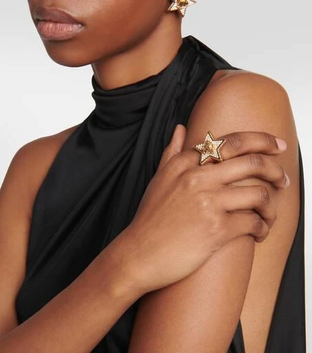 商品Versace|La Medusa crystal-embellished ring,价格¥1841,第2张图片详细描述