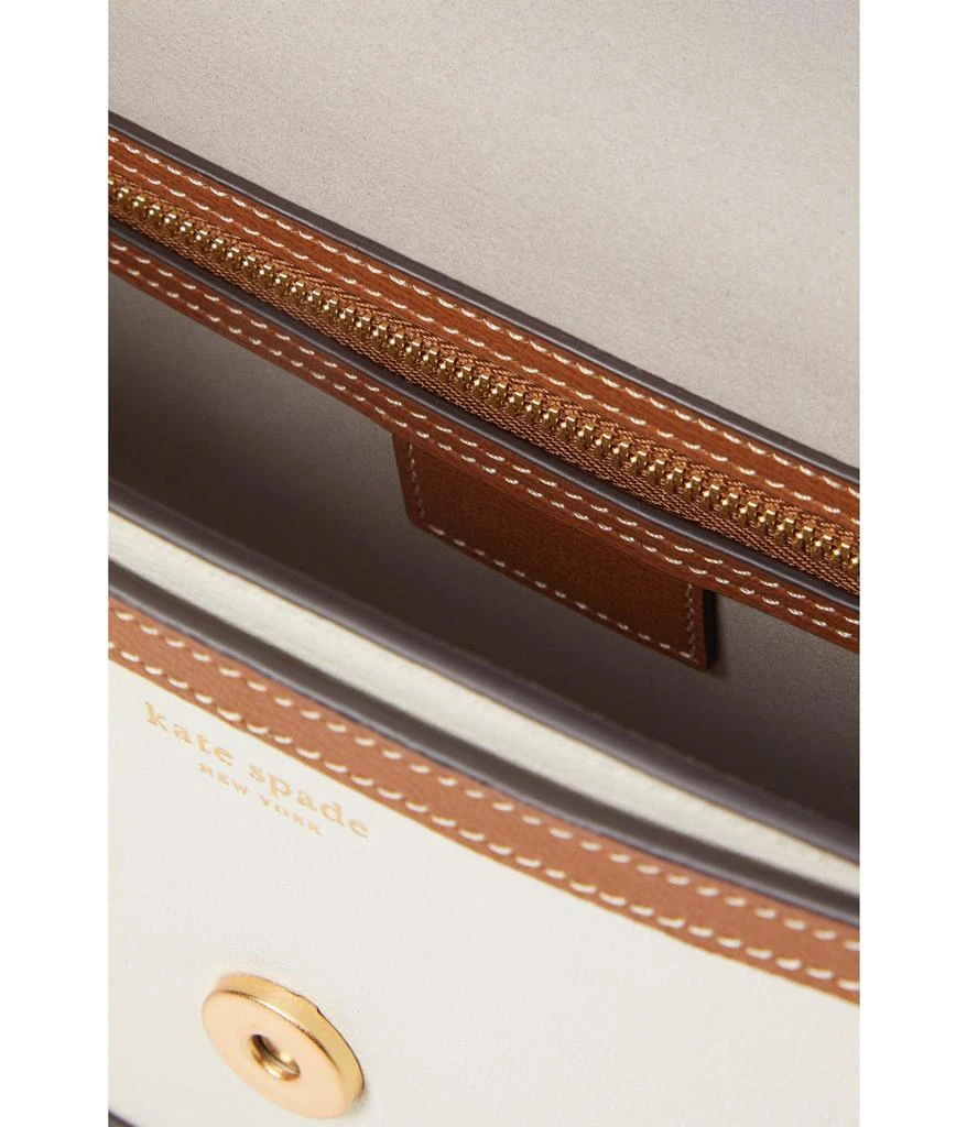 商品Kate Spade|Katy Color-Blocked Textured Leather Medium Convertible Shoulder Bag,价格¥2776,第3张图片详细描述