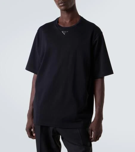 商品Prada|Cotton T-shirt,价格¥8291,第3张图片详细描述