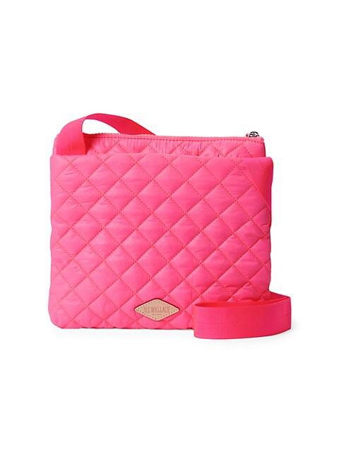 Metro Flat Quilted Nylon Crossbody Bag商品第4张图片规格展示