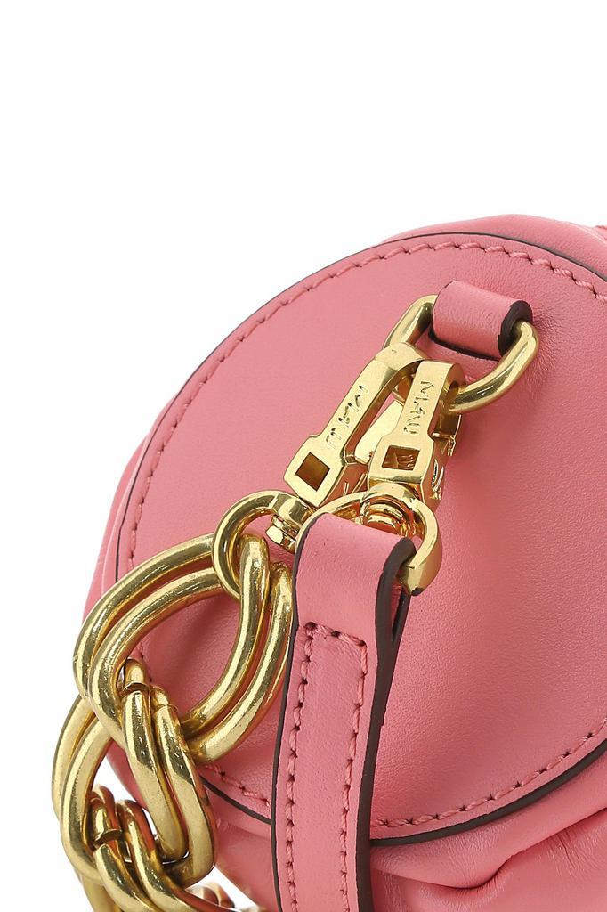 商品Manu Atelier|Dark pink leather mini XX Cylinder handbag,价格¥1622,第5张图片详细描述