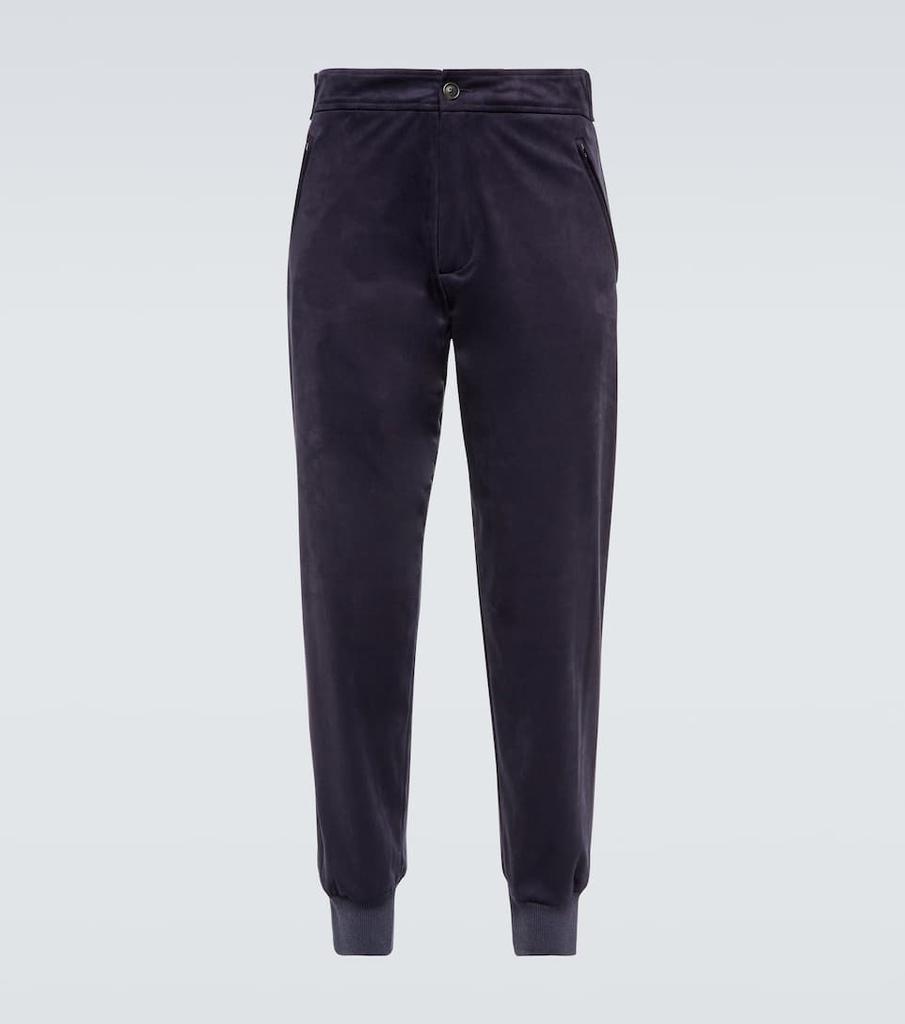 商品Giorgio Armani|丝绒运动裤,价格¥6283,第1张图片