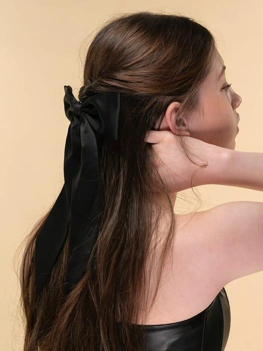 商品BUNNY MON AMOUR|Bunny Bow Silk Hair Clip,价格¥1088,第3张图片详细描述