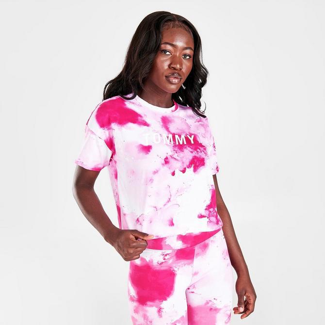 Women's Tommy Hilfiger Sport Watercolor Tie-Dye T-Shirt商品第3张图片规格展示