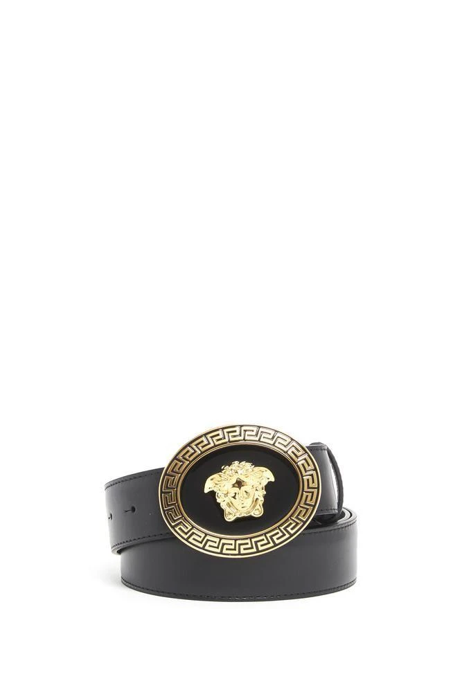 商品Versace|Versace Medusa Embellished Buckle Belt,价格¥3025,第1张图片