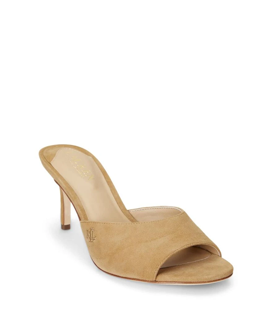 商品Ralph Lauren|Lyanna Suede Sandal,价格¥1077,第1张图片