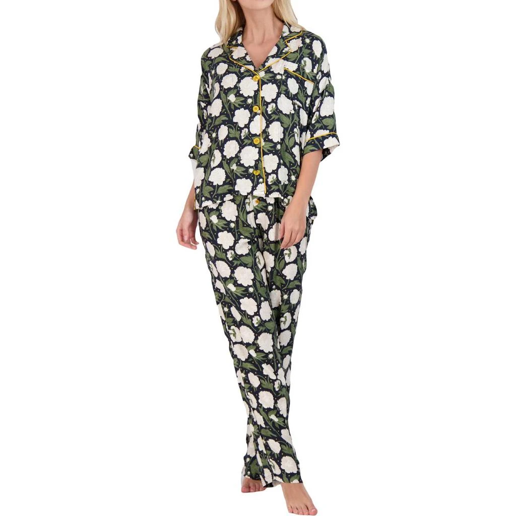 商品P.J. Salvage|PJ Salvage Women's Sateen Loungewear Pajama Set,价格¥176,第5张图片详细描述