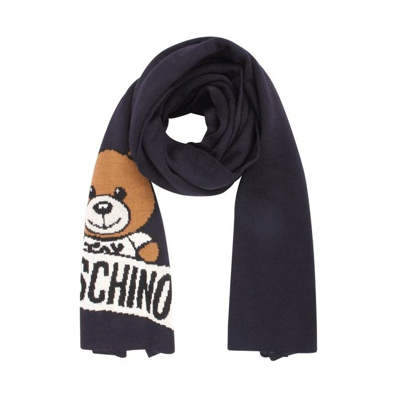 商品Moschino|香港直邮moschino莫斯奇诺字母泰迪熊围巾215081416潮流时尚日常,价格¥904,第1张图片