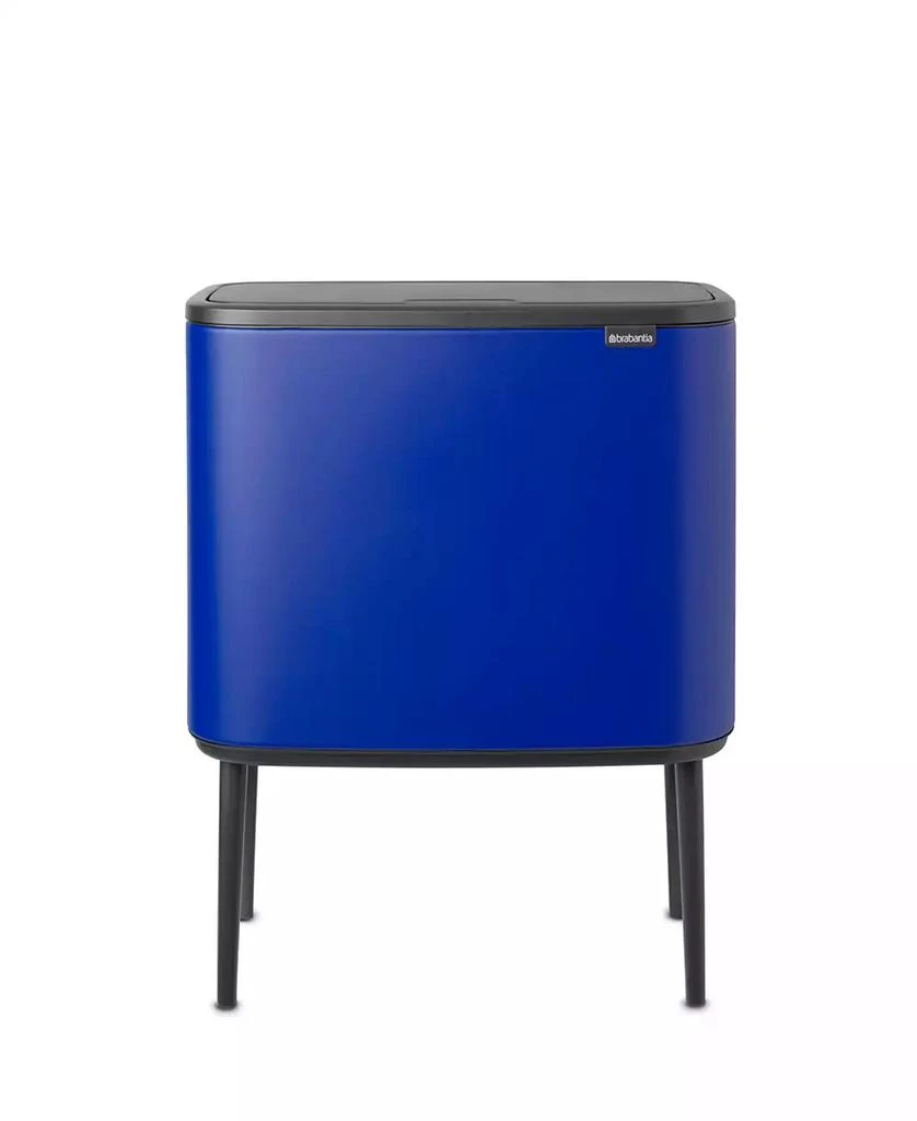 商品Brabantia|Bo Touch Top Dual Compartment Trash Can, 3 plus 6 Gallon, 11 plus 23 Liter,价格¥2098,第1张图片