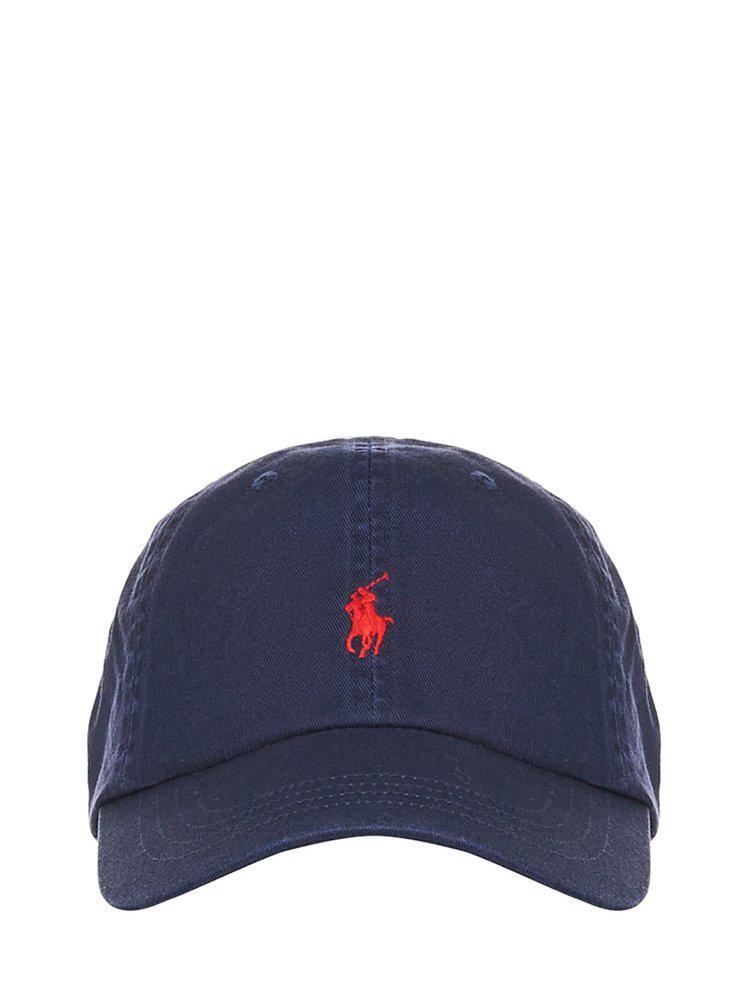 商品Ralph Lauren|Polo Ralph Lauren Logo Embroidered Curved Peak Baseball Cap,价格¥352,第1张图片