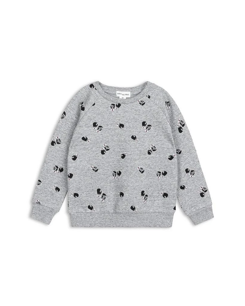 商品Miles The Label|Boys' Boxing Gloves Print Sweatshirt - Baby,价格¥178,第1张图片详细描述